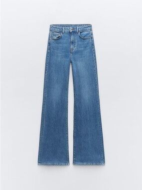 Zara Blue Wide-Leg Women’s Jeans